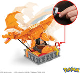 Mega Pokemon Charizard en Movimiento +1600 Bloques de construcción, Juguete +12 años (Mattel HMW05)