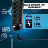 Wahl Pro Series High Visibility Trimmer, Cuchilla de Corte Cercano, Ion-Litio, Cortabarba totalmente lavable, Kit de Aseo, Cabezales Intercambiables, Profesional, Sin Cable, Corte Cercano