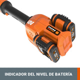 WORX Cortabordes a batería 40V Máx. (2x20V) | WG183E | Incluye 2 baterías 2Ah y Cargador Doble | Mango Ajustable | Doble Cabezal | Carrete de alimentación automática