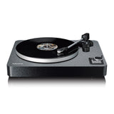 Lenco LBTA-165BK Tocadiscos Totalmente automático - Bluetooth 5.3 - Carcasa de Madera - Platos de Metal y Pastilla AT3600L - Arranque automático y Retorno automático - 2 velocidades (33/45 RPM) -
