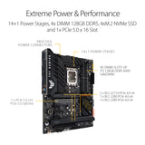 ASUS TUF Gaming Z690-PLUS - Placa Base Gaming ATX Intel Z690 LGA 1700 (VRM de 15 Fases, PCIe 5.0, DDR5, 4 x M.2, Ethernet de 2,5 GB, USB 3.2 Gen. 2 de Tipo C Frontal, Thunderbolt 4 e iluminación RGB)