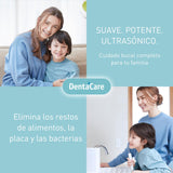 Panasonic EW1614AW503-PACK Family Irrigator Oral Dental, Chorro Ultrasónico, Modo Infantil, 10 Ajustes de Presión, IPX7, Ortodoncia, 5 boquillas, alimentado por Red Eléctrica, Blanco
