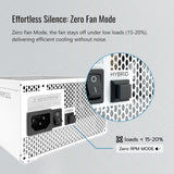 Montech Fuente de alimentación Titan Platinum de 1200 W