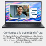 DELL 15 Ordenador Portátil DC15250 15.6" FHD (1920 x 1080) 120 Hz, Procesador Intel Core i5-1334U, Gráficos Intel UHD, 16GB RAM, 512GB SSD, Windows 11 Home, Teclado QWERTY Español - Negro Carbón