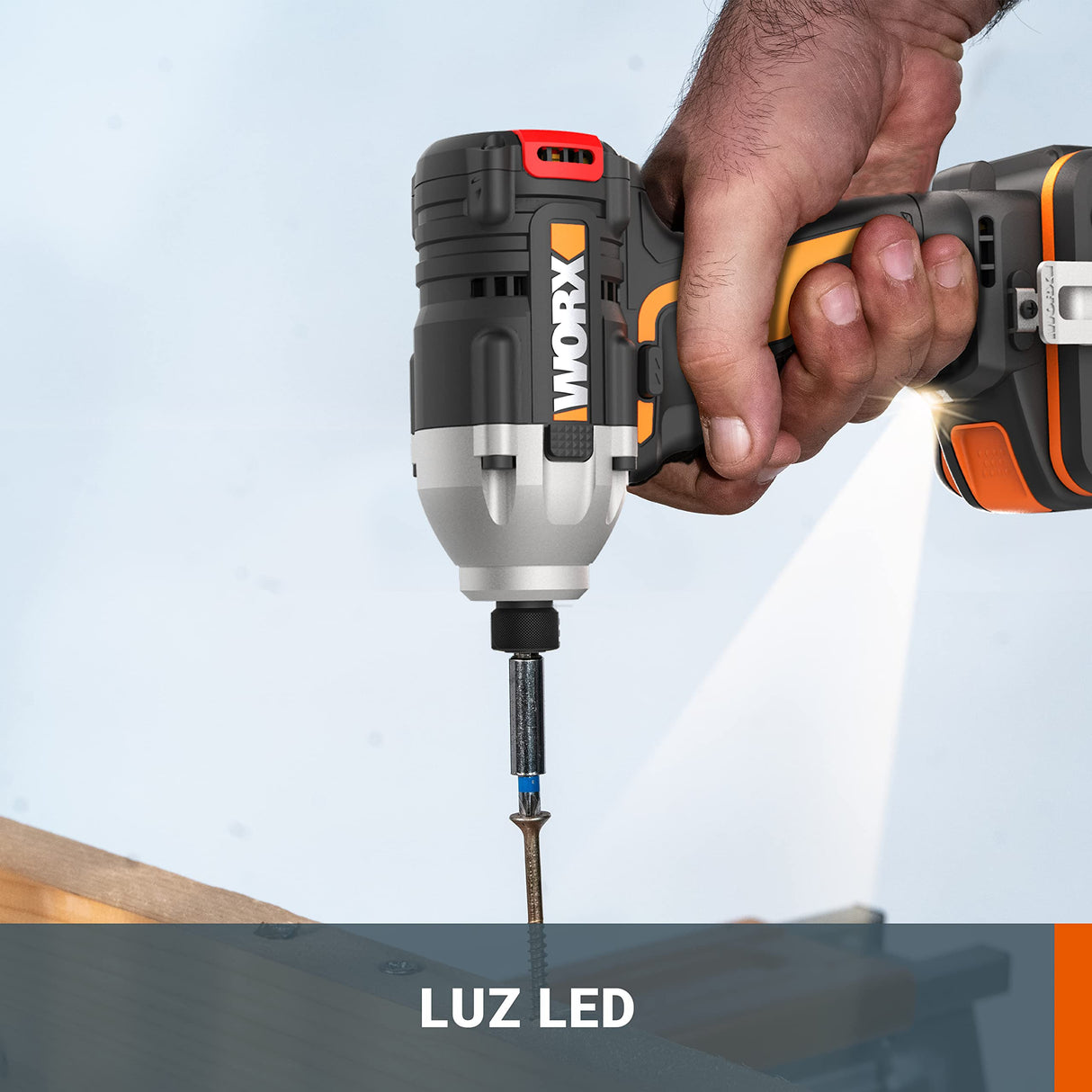 WORX WX261 Atornillador Impacto Brushless 20V 2Ah 2bat