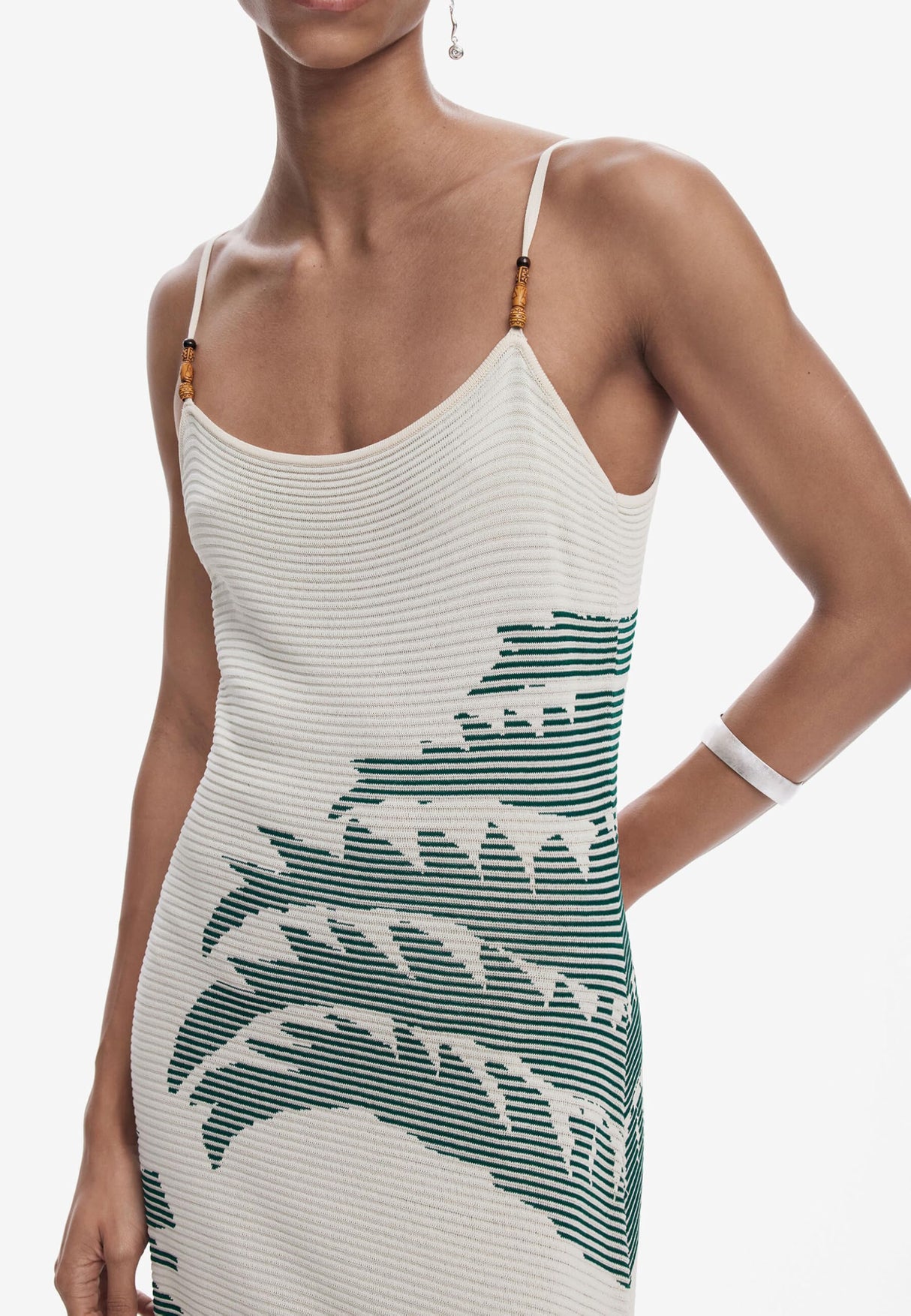 Desigual Vest_Marsella Casual Dress, Blanco, S Women's
