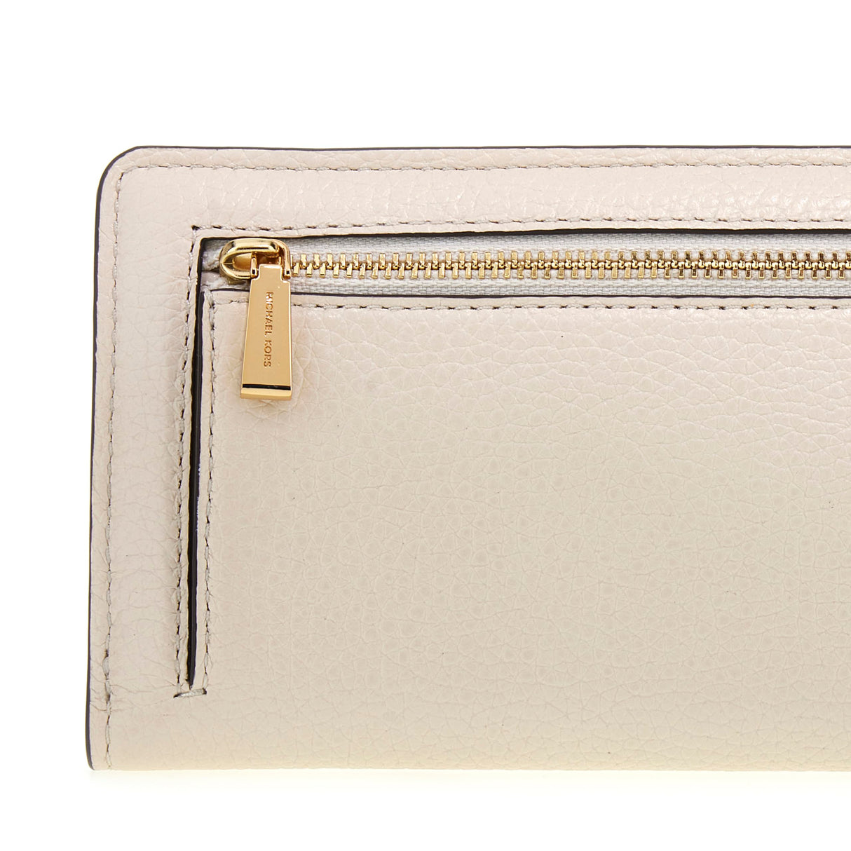 Michael Kors LG Slim Snap Wallet LT Cream One Size