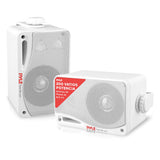 Pyle Sistema de Altavoces, Inalambrico, Impermeable, Waterproof, Exteriores, Interiores, Par de 3.5” de 3 vias, Activo, Pasivo