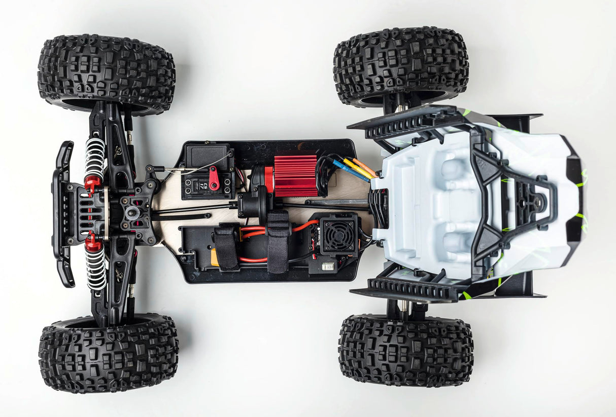 Carson 500409084 1:8 Virus Extreme 2.4G 100% RTR Verde - Buggy RC, Coche teledirigido, Off-Road, vehículo RC, Coche RC 70 km/h, Coche RC