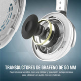 Corsair VIRTUOSO PRO Auriculares con Cable para Juegos Multiplataforma de Espalda Abierta - Micrófono Desmontable - Controladores Grafeno - PC, Mac, PS5, PS4, Xbox, Nintendo Switch, Móvil - Blanco