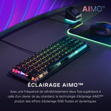 Turtle Beach Vulcan II Mini - Teclado óptico para Juegos 65% con iluminación RGB Personalizable, tecnología de duplicación de Botones, Placa de Aluminio - Negro