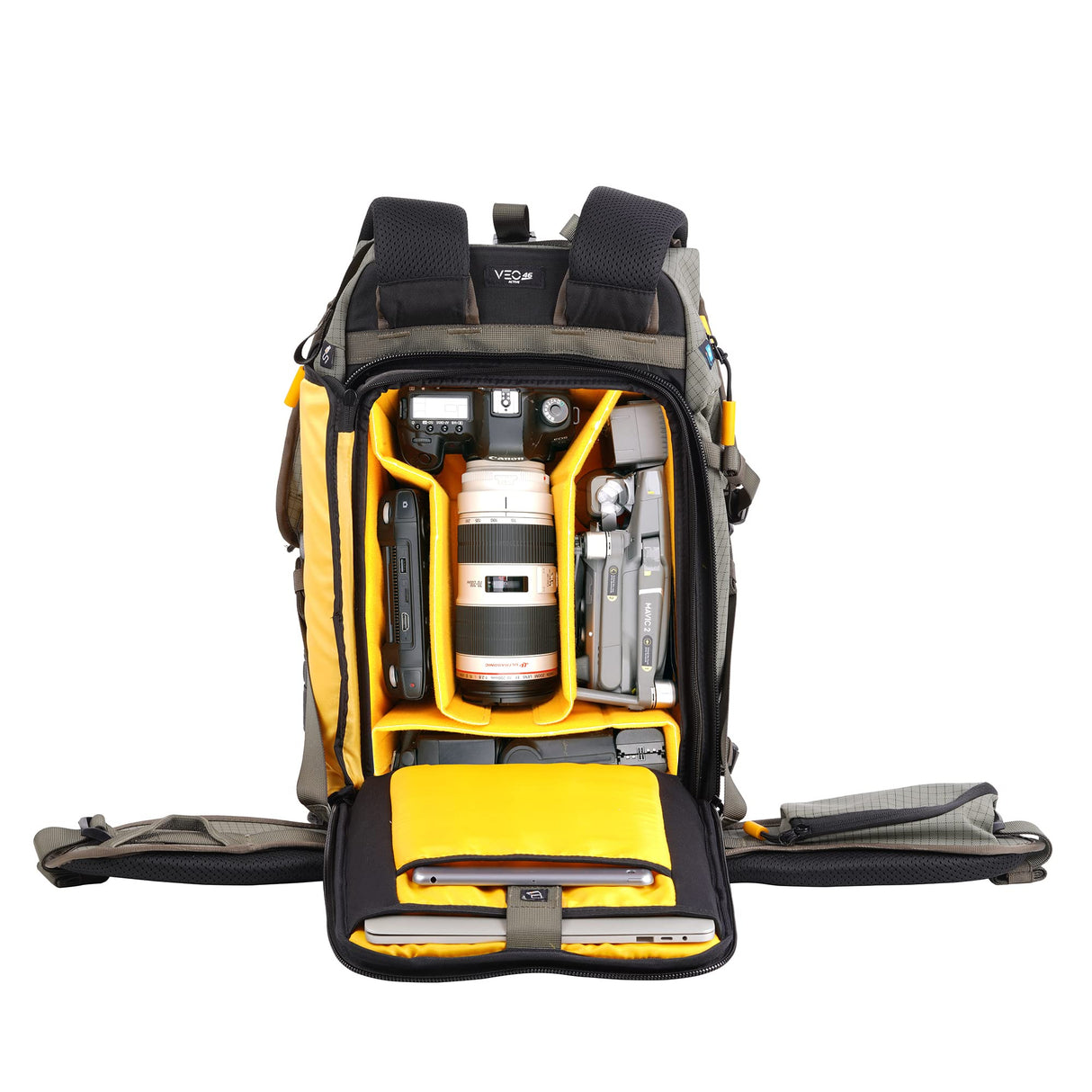 VANGUARD Veo Active 46KG - Mochila cámara fotográfica trekking mediana