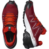 SALOMON Speedcross Gore-tex, Zapatillas de Trail Running Hombre, Red Dahlia White Black, 42 2/3 EU