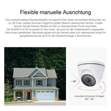 INSTAR IN-8003 Full HD (versión PoE) blanco / Cámara IP / Cámara de vigilancia / Gran angular / Ethernet como fuente de poder / Cámara interior y exterior a prueba de interperie