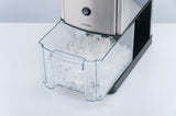 Trebs 21114 - Picadora de hielo / Comfortice, acero inoxidable, ideal para refrescos, cócteles o la preparación de postres fríos (1 kg de hielo picado por minuto, capacidad de 3 litros, 80 vatios)