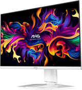 MSI mag 272QPW QD-OLED X28 27-Inch WQHD, Monitor Gaming, 2560x1440 Quantum Dot OLED Panel, 280Hz, 0.03ms, DisplayHDR True Black 400, HDMI 2.1, DP 1.4a, USB C 15WPD, Blanco