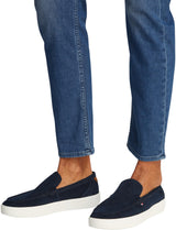 Tommy Hilfiger Mocasines Hombre Modern Light Hybrid de Ante, Azul (Desert Sky), 41