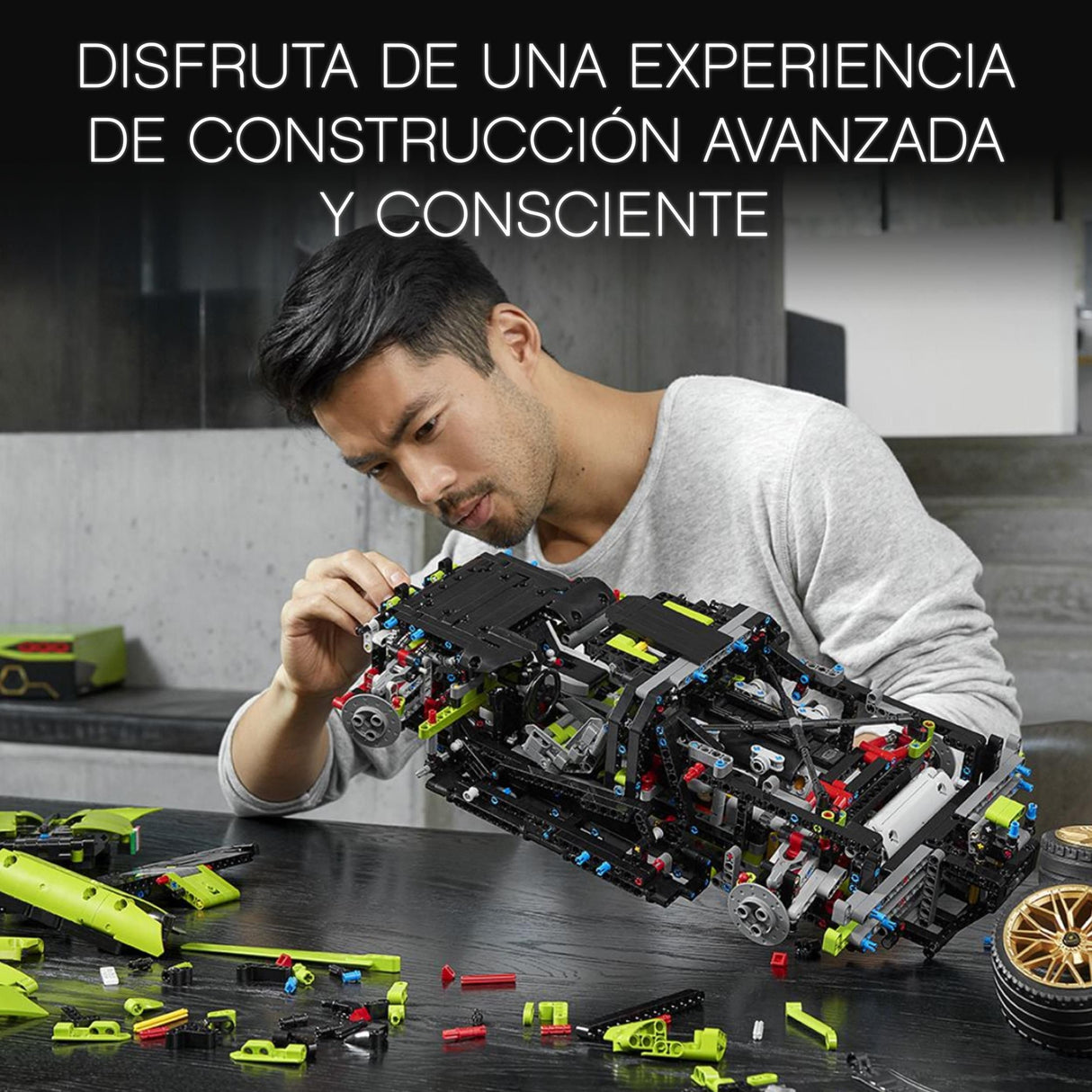 LEGO Technic Lamborghini Sián FKP 37, Maqueta de Coche para Construir, Modelo Coleccionista, Idea de Regalo para Hombres y Mujeres 42115