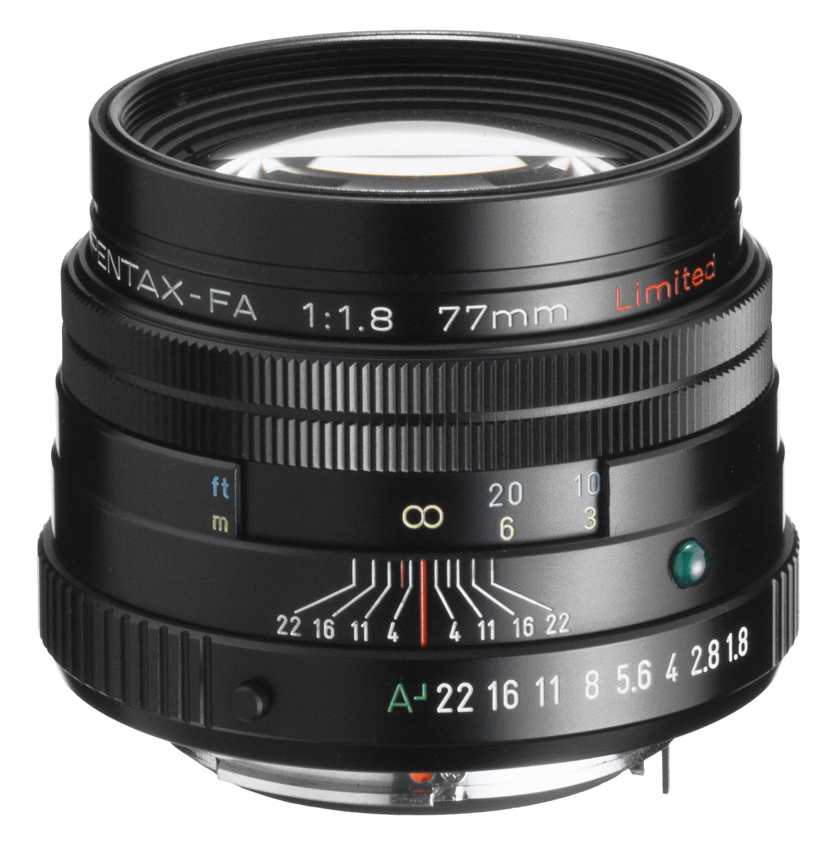 Pentax SMC FA 77mm f/1.8 - Objetivo para Pentax (distancia focal fija 77mm, apertura f/1.8-22, diámetro: 49mm) color negro