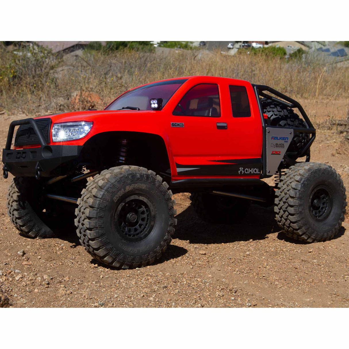 Axial RC Truck SCX6 Trail Honcho 4X4 Rock Crawler RTR (batería y Cargador no Incluido), Color Rojo