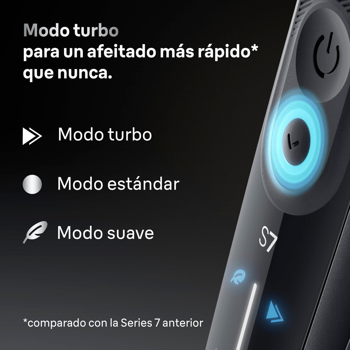 Braun Afeitadora Eléctrica Hombre Series 7, Máquina De Afeitar Barba En Seco Y En Mojado, 3 Modos De Afeitado, 60 Min De Uso, Recortadora De Precisión, Estuche De Viaje, 72-N1200SI, Negro