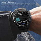 Mibro Reloj inteligente GS Pro (negro) - Pantalla Amoled de 1.4 pulgadas, llamadas Bluetooth, duración de la batería de 20 días, impermeable 5 ATM, posicionamiento GPS, 105 modos deportivos, monitoreo
