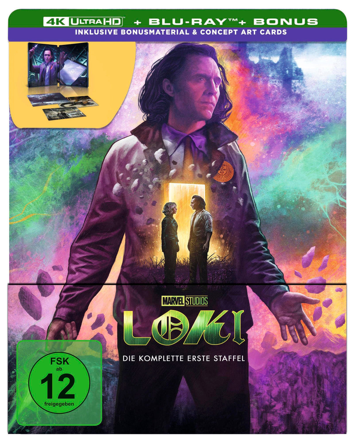 Loki - Staffel 1 - Steelbook - Limited Edition (4 4K Ultra HD) [Blu-ray]