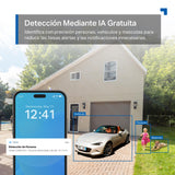 Tapo C460 Kit Solar Cámara de Vigilancia Exterior Starlight Color Visión Nocturna Dual Banda WiFi Base Magnética Grabación MicroSD Cifrada Detección de IA Batería de 10000 mAh, Cámara 4K 8MP