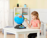VTech - Globo terráqueo multimedia, el único con Pantalla LCD, +600 vídeos originales de la BBC, Regalo niños +7 años, Versión ESP