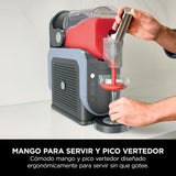Ninja SLUSHi Procesador profesional de bebidas congeladas, granizados, cócteles, zumos congelados, frappés y batidos, sin hielo ni preparativos previos, WhisperChill, 1,9 l, azul y gris, FS301EU