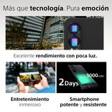 Sony Xperia 1 VII 6.5" 19.5:9 FHD+ HDR OLED, 120Hz, Lente Triple, 3.5 mm Audio Jack, Android 15, SIM Libre, 12GB RAM, 256GB Almacenamiento, Protección IP65/68, Dual SIM Hybrid, Negro Pizarra