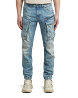 JEANS Uomo G-STAR D23077 D499 ROVIC ZIP 3D REGULAR TAPERED H484 VINTAGE CUMULUS BLUE
