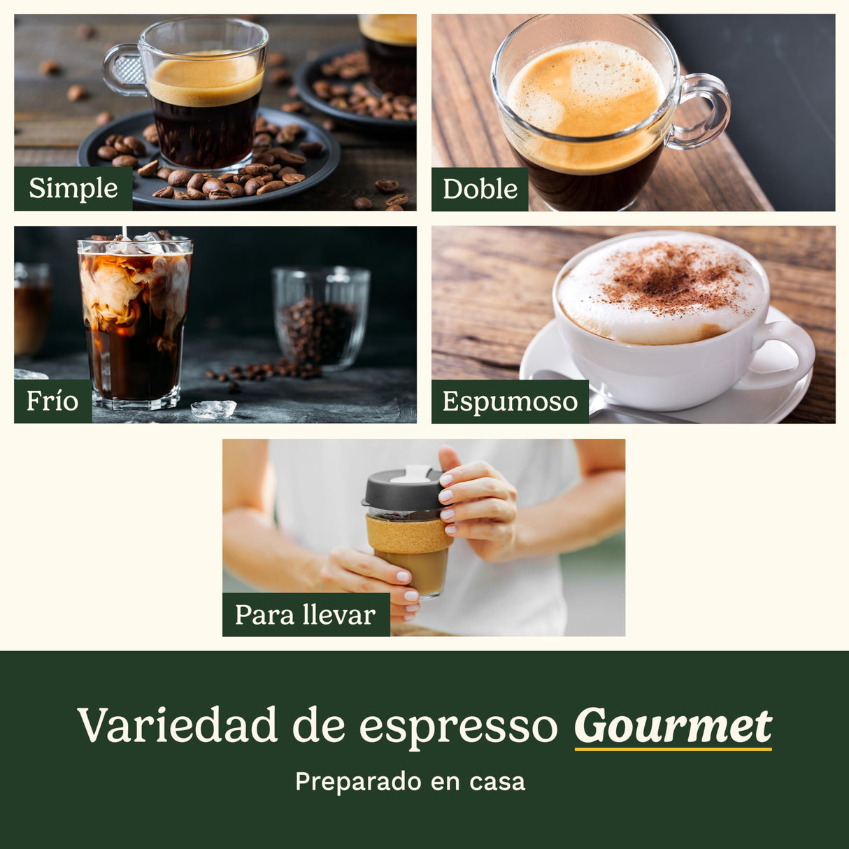 Cuisinart® Máquina de Espresso Slim | Espresso, Americano, Cold Brew | Vaporizador de leche | 15 bares | Portafiltro sin fondo | Compacta | 1,5L | Tazas de viaje