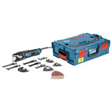Bosch Professional GOP 55-36 - Multiherramienta (550 W, Starlock, set de 10 accesorios + 25 lijas, en L-BOXX)