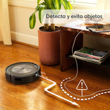 Robot Aspirador y friegasuelos 2en1 Roomba Combo j5+ con autovaciado Suciedad - Detección Suciedad - Ideal Mascotas - Mapeo avanzado - Detecta y Evita Objetos - Recarga y reanuda - Control Voz y App
