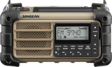 Sangean MMR-99 Radio de Emergencia, Am/FM - RBDS Bluetooth (Aux) Multi-Powered