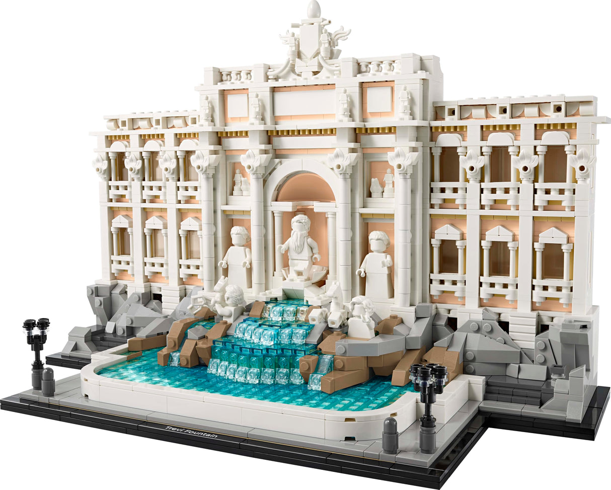 LEGO Architecture Fontana di Trevi Maqueta para Construir para Adultos, Monumento Italiano de Fuente Barroca y Minifiguras, Decoración del Hogar, Regalo para Viajeros 21062