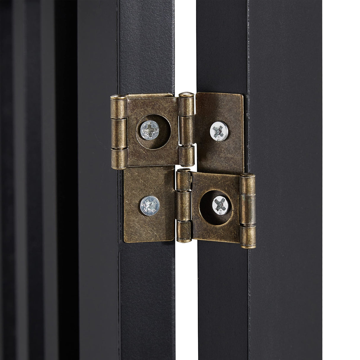 Relaxdays Barrera Seguridad Niños, Valla Protectora, Puerta, 92x206cm, Plegable, Cerca Protección Bebés, Perros, Negro, Tablero de Fibras