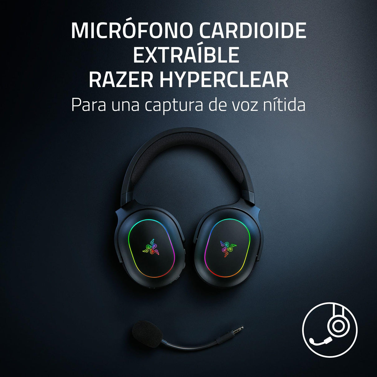 Razer Barracuda X Chroma - Auriculares inalámbricos para Juegos multiplataforma con 6 Zonas Chroma RGB (SmartSwitch Hyperspeed y Bluetooth, Altavoces de 40mm, micrófono Desmontable) Negro