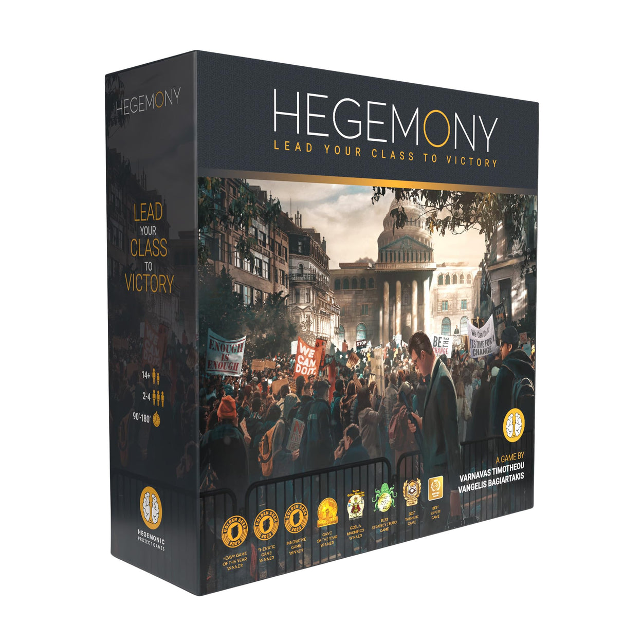 Hegemony Lead Your Class to Victory | Unique Asymmetric Card Driven Game | Political Economic Board Game | Ages 14+ | 2-4 Players | English Version