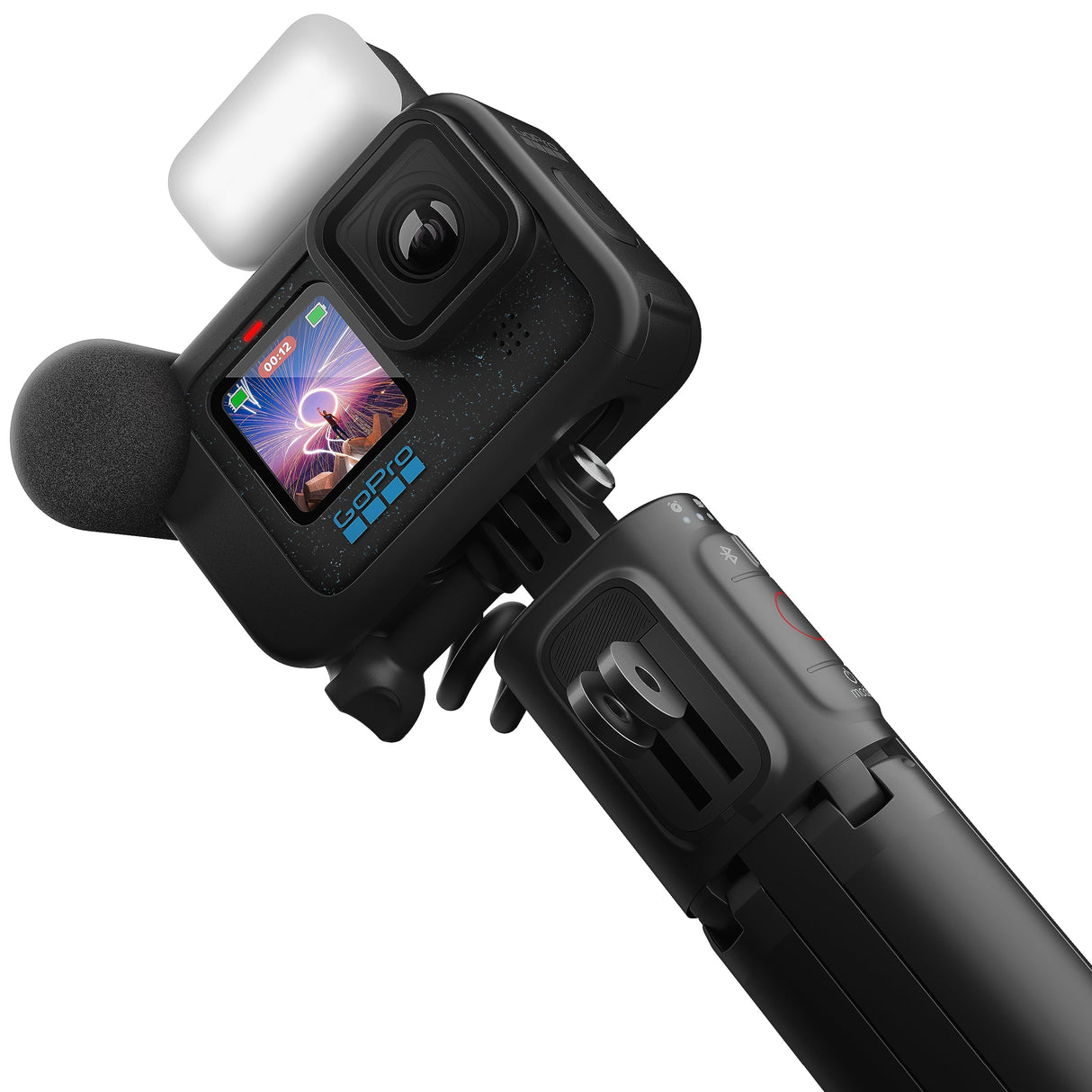GoPro HERO12 Black Creator Edition: Incluye HERO12 Black, Volta (Agarre de batería, trípode, Control Remoto), Media Mod, Light Mod, batería Enduro y Estuche de Transporte