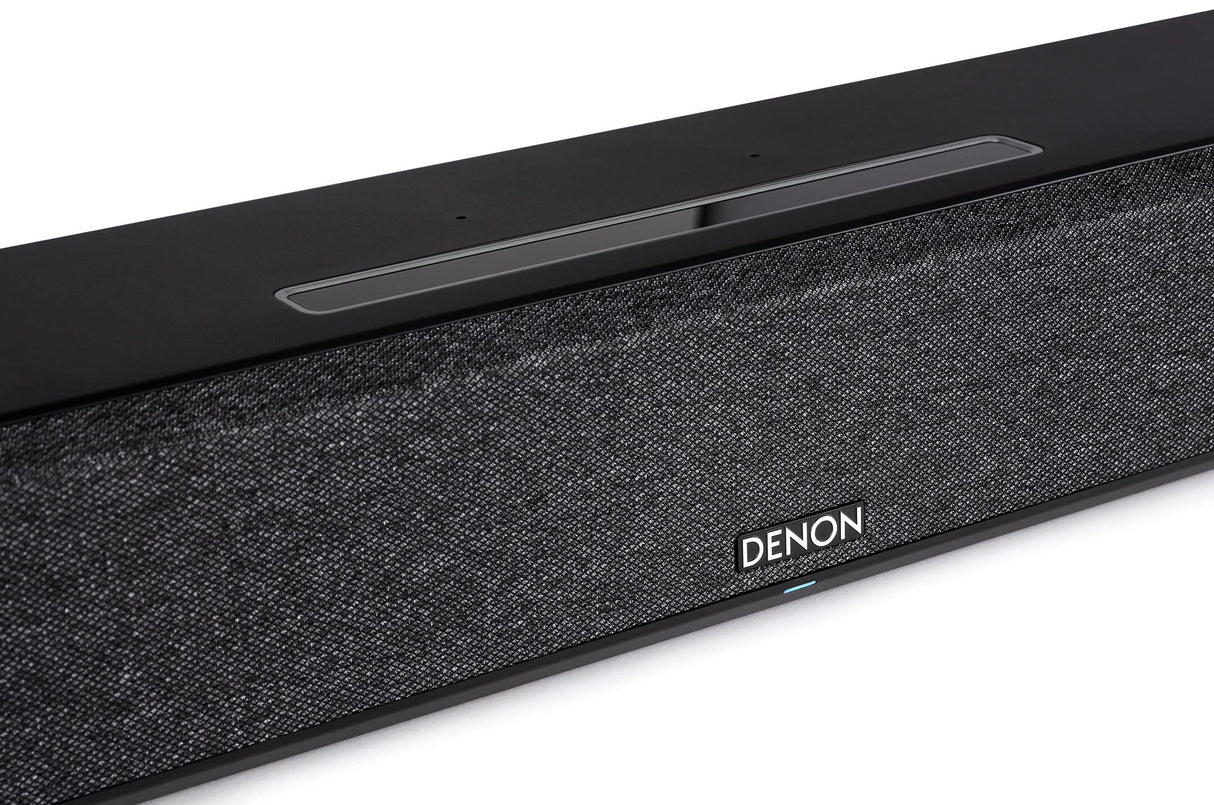 Denon Home Sound Bar 550 - Barra de Sonido compacta para Cine en casa con Dolby Atmos, DTS:X, WLAN, Bluetooth, AirPlay 2, HEOS Built-in, HDMI eARC, 4K Ultra HD, Dolby Vision, HDR10
