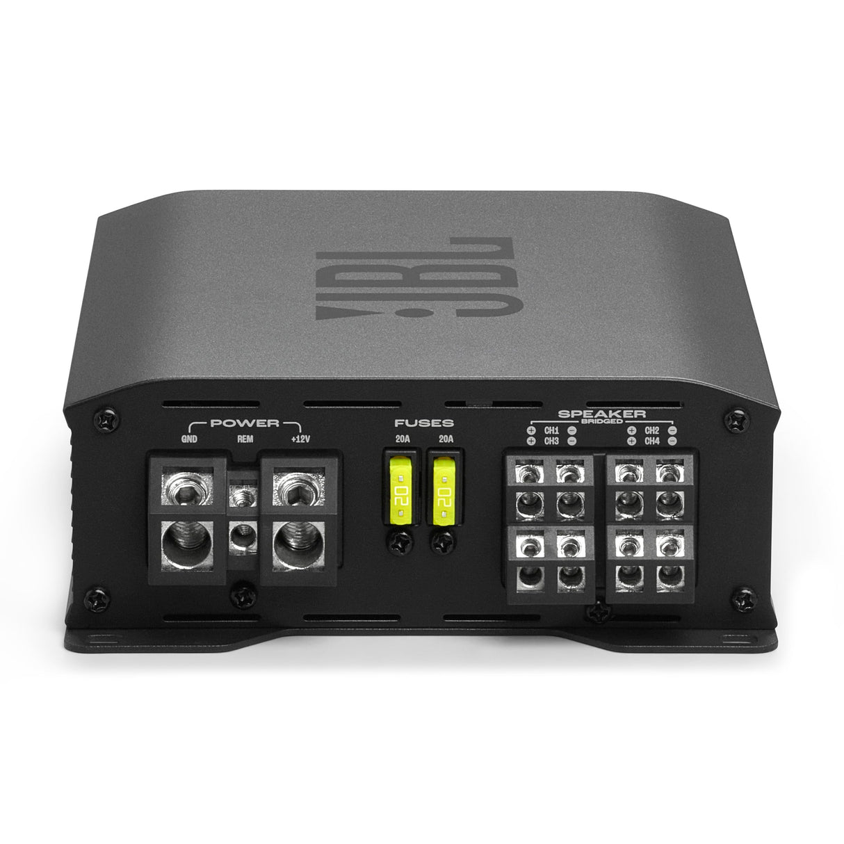 JBL Stage GT 60041 – Amplificador 4 Canales Coche, 1240W Pico, Filtro HP/LP, Diseño Delgado