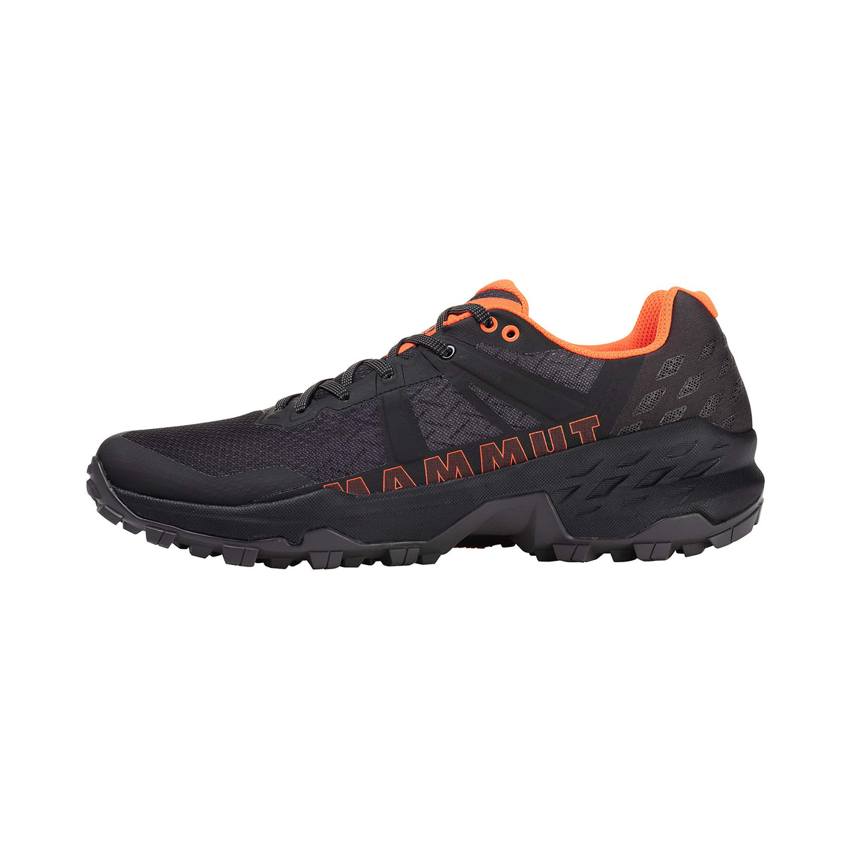 Mammut Sertig II Low GTX Hombre Negro-Naranja Vibrante 10.5