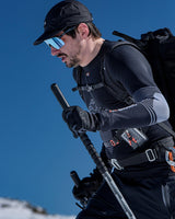 X-Bionic Energizer 4.0 Camisa Cuello Redondo y Mangas largas para Hombre - Alta tecnología para Deportes de Invierno con características de termorregulación y Rendimiento mejoradas - Negro/Blanco, M