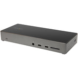 StarTech.com Dock USB-C, para 3 Monitores de 4K, con 100W de Entrega de Alimentación PD, Modo Alt DP 1.4 y DSC - 2x DisplayPort 1.4/HDMI 2.0, 6xUSB, Windows o Chrome, DK31C2DHSPDUE