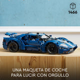 LEGO Technic Ford GT 2022, Maqueta para Construir para Adultos, Modelo de Coche a Escala 1:12, Edición Coleccionable, Réplica con Características 42154