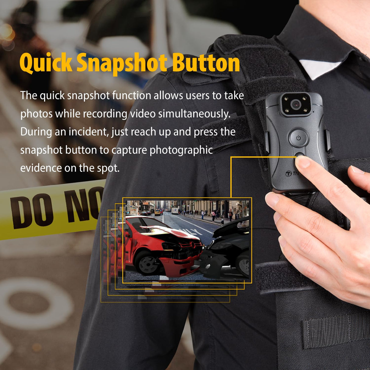 Transcend 64GB 1080P Body Camera DrivePro Body 10 microSD TS64GDPB10C