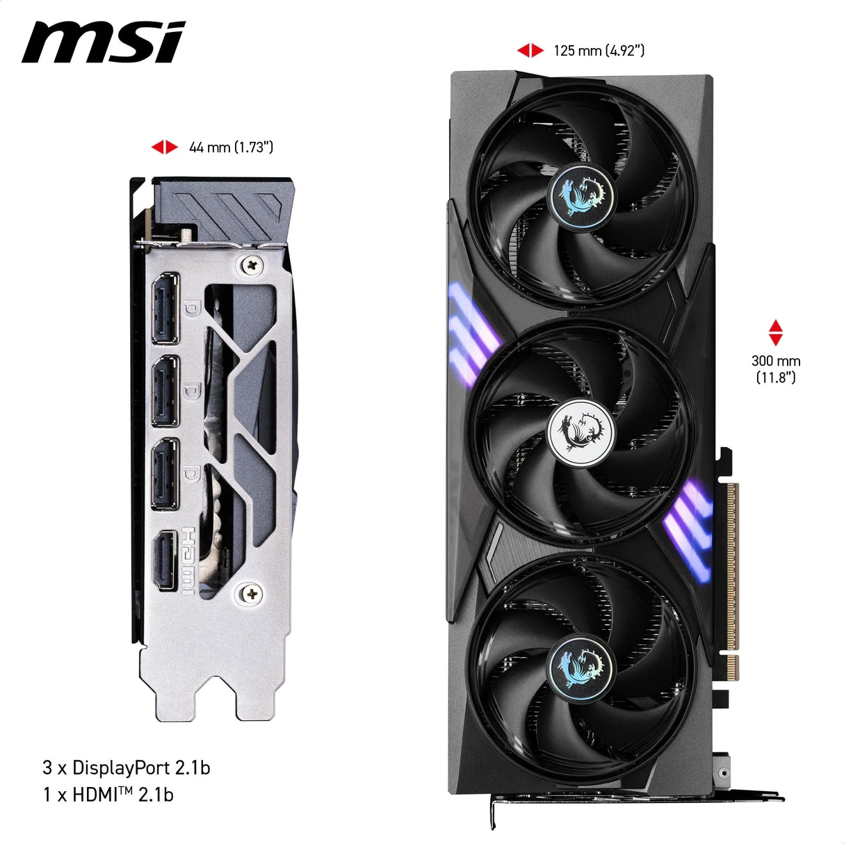 MSI GeForce RTX 5060 Ti 16G Gaming Trio OC - Tarjeta gráfica RTX 5060 Ti, GDDR7 de 16 GB (28 Gbps/128 bits), PCIe 5.0 - Tri FROZR 4 (3 Ventiladores STORMFORCE) - RGB - HDMI 2.1b, DisplayPort 2.1b