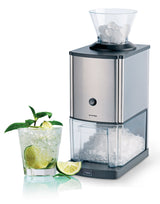 Trebs 21114 - Picadora de hielo / Comfortice, acero inoxidable, ideal para refrescos, cócteles o la preparación de postres fríos (1 kg de hielo picado por minuto, capacidad de 3 litros, 80 vatios)